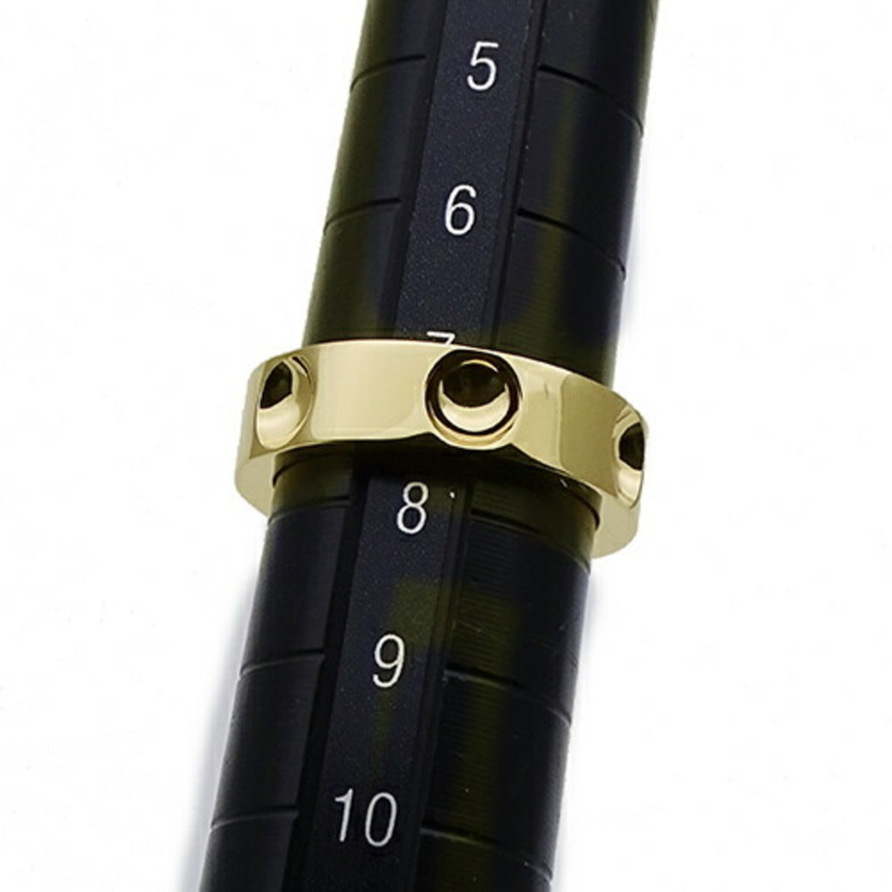 LOUIS VUITTON 750YG Petite Bourg Empreinte Ring Yellow Gold #47 Polished - Picture 11 of 11